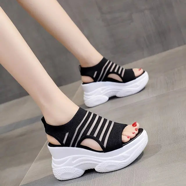 Sandalias de verano de suela gruesa para mujer - Miaka