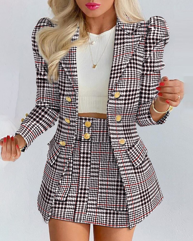 Kyara 2 piezas | Blazer + Falda