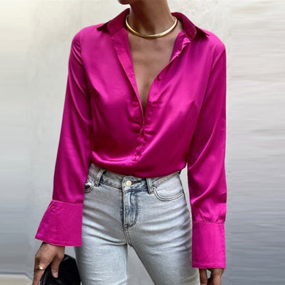 Sammie Satin Blouse | ¡La blusa perfecta para cualquier ocasión!