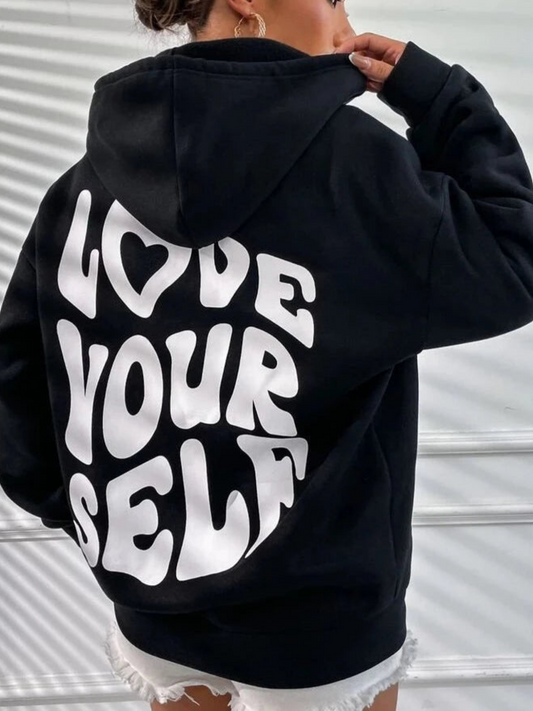 Elodie - Sudadera con capucha Love Yourself