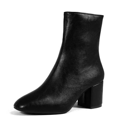 Juris - Elegantes botas de tacón para mujer