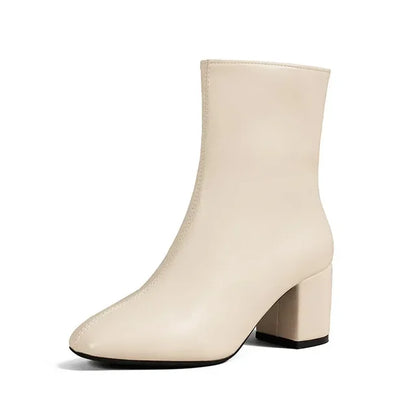 Juris - Elegantes botas de tacón para mujer