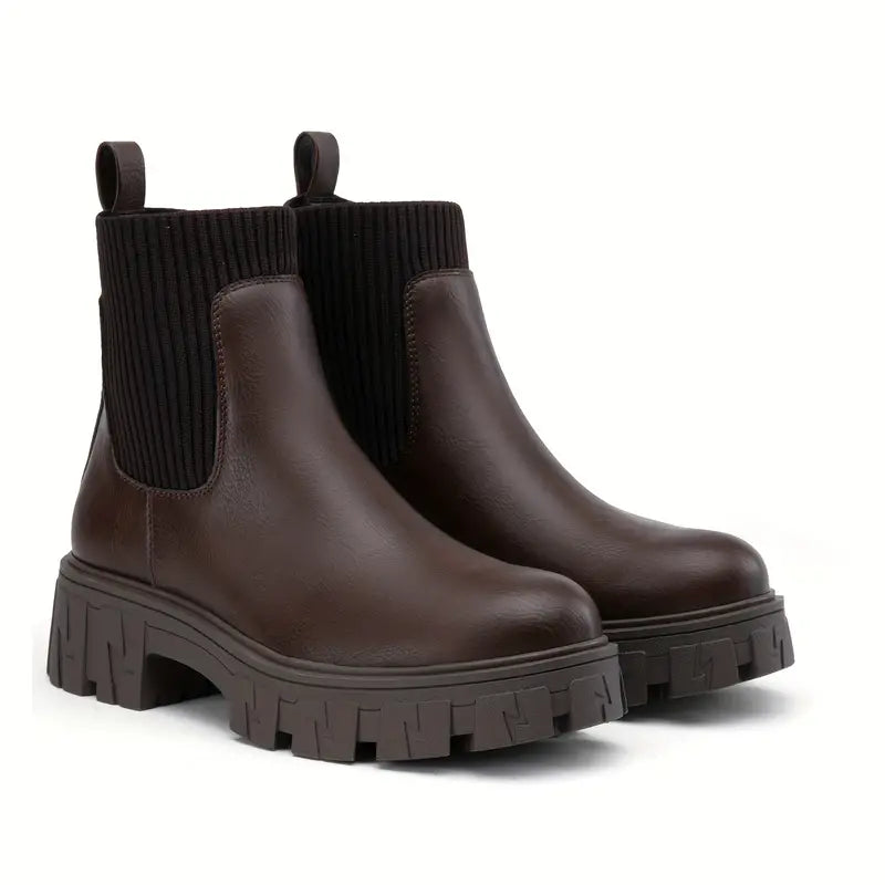 Botas Chelsea con plataforma