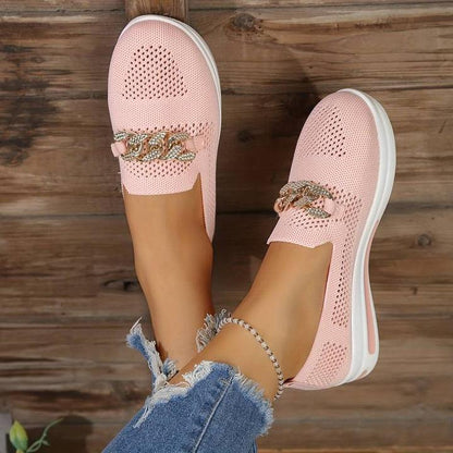 Zapatillas de plataforma de mujer con cadena | Ginnie Shoes