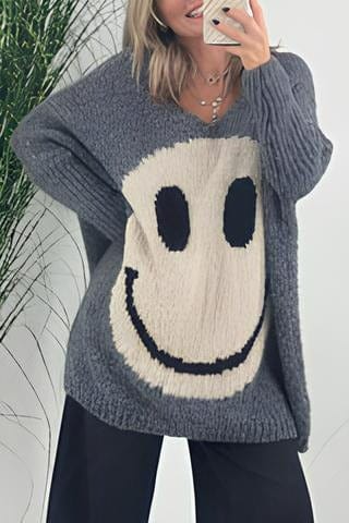 Jersey Smiley para mujer