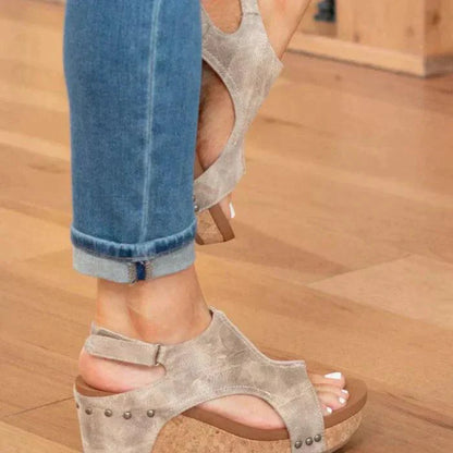 Sandalias Fidelma | Sandalias de cuña cómodas para el verano