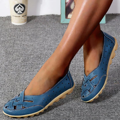 Sandalias Jaleina | Sandalias planas de piel para verano