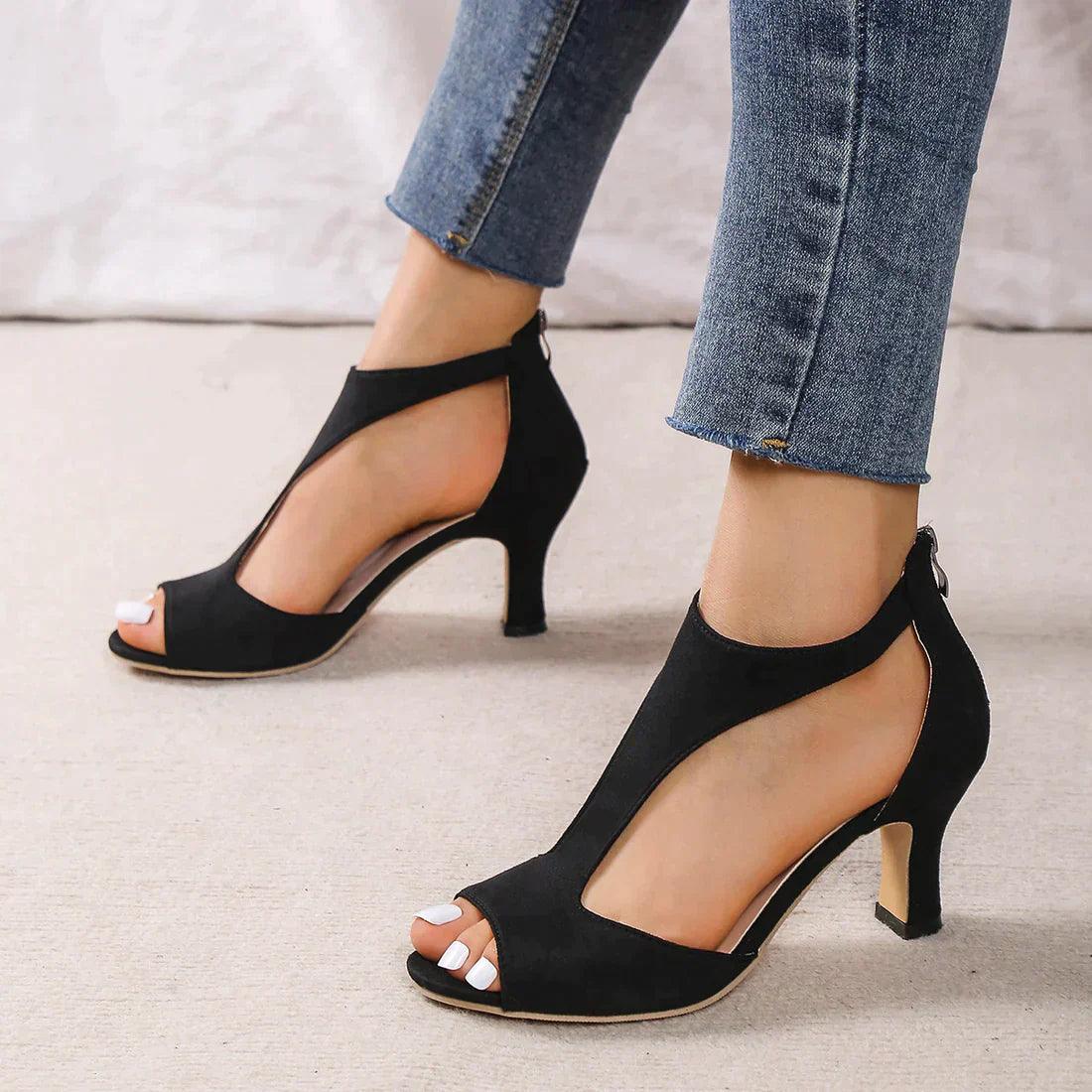 Sandalias Jerlyn | Tacones con punta abierta