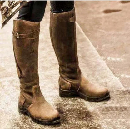 Maxim - Botas de caña alta impermeables para mujer