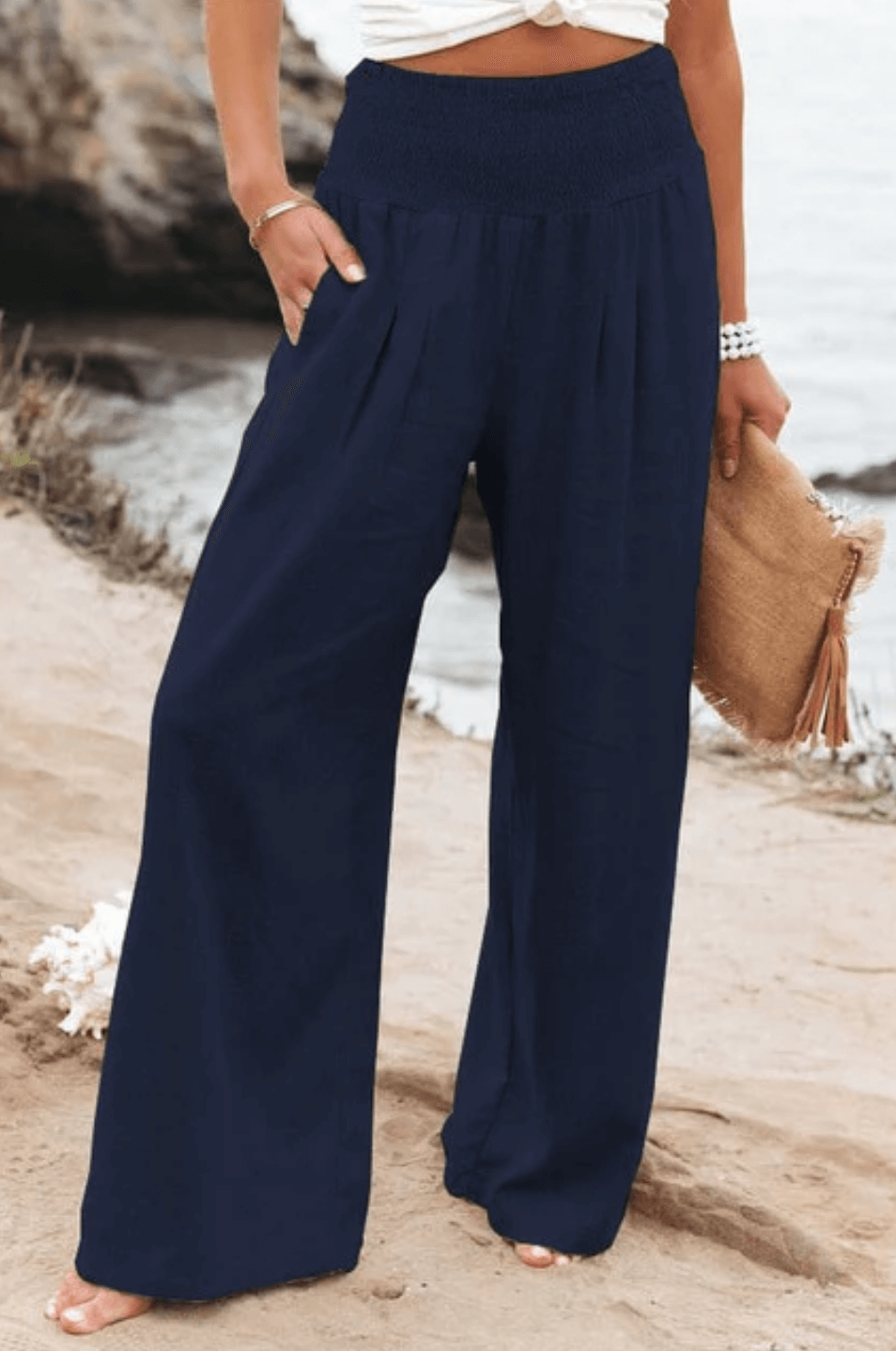 Clara - Elegantes y cómodos pantalones palazzo para mujer