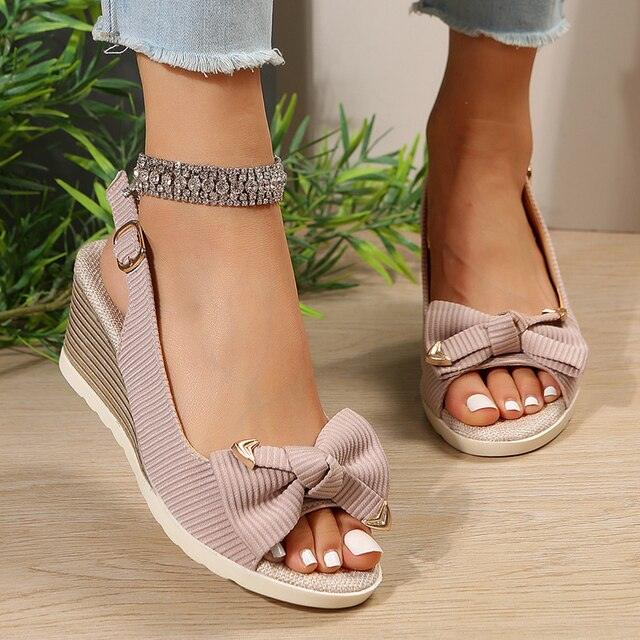 Sandalias con tacón de cuña | Sandalias Nienke