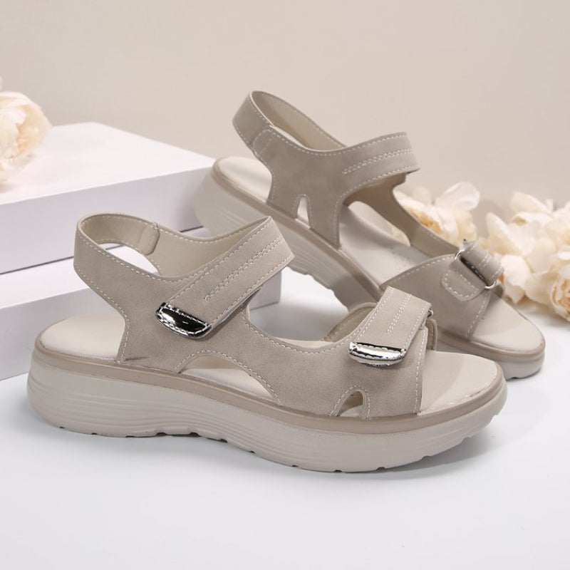 Delfina - Sandalias de tiras de moda para mujer