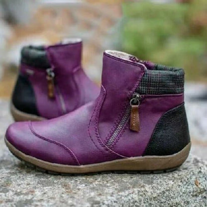 Hermina - Botas clásicas con cremallera para mujer