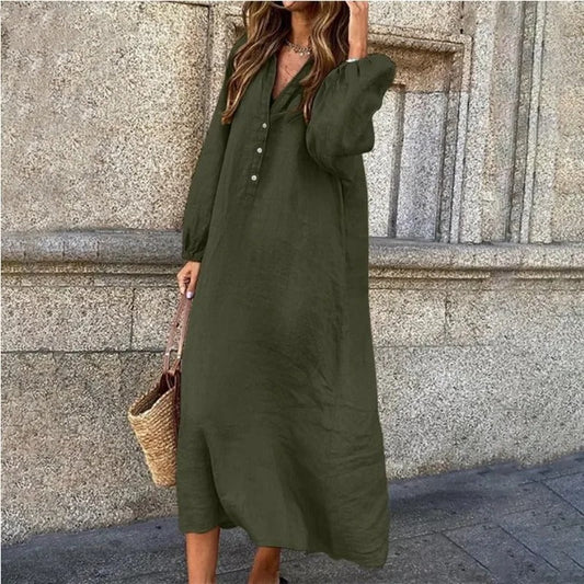 Adeline - Vestido camisero oversize